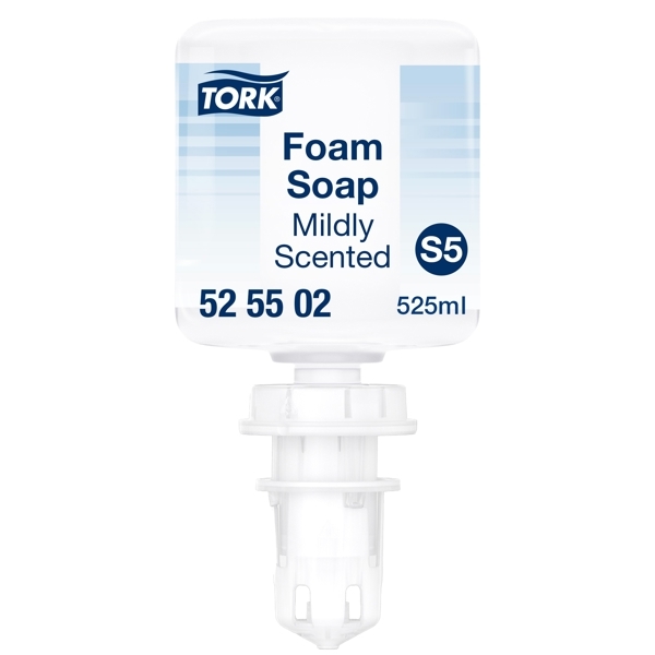 Tork Premium mild duftende Schaumseife Mini | S5 System | 525 ml | 8 Flaschen Tork Premium mild duftende Schaumseife Mini | S5 System | 525 ml | 8 Flaschen