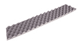 Ersatz-Schaumstoff für Trapezwischer "Basic" | 60 cm | Grau