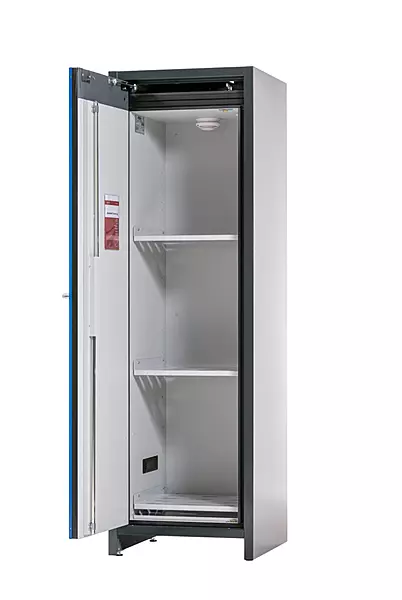Lithium-Ionen Akku-Lagerschrank | SafeStore Core | 3 Fachböden | B 600 mm | 1 Stück Lithium-Ionen Akku-Lagerschrank | SafeStore Core | 3 Fachböden | B 600 mm | 1 Stück