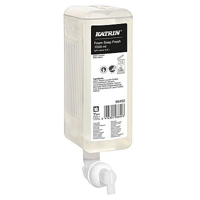 KATRIN Schaumseife Fresh | Transparent | Patrone à 1000 ml