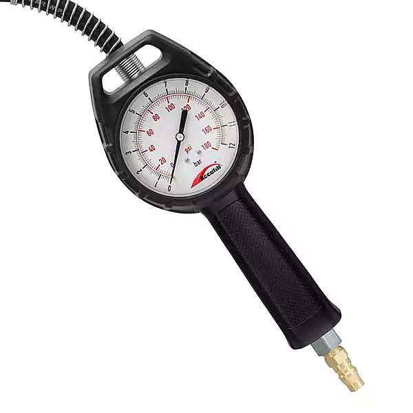 Accufill Analogue Tyre Inflator H43 1.8m – 20.H43.02 Dial Gauge