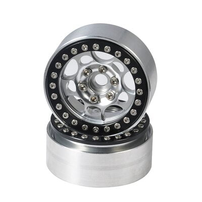 1.9" 27mm Aluminium Beadlock Wheels "O Series" (Pr) 1.9" 27mm Aluminium Beadlock Wheels "O Series" (Pr)