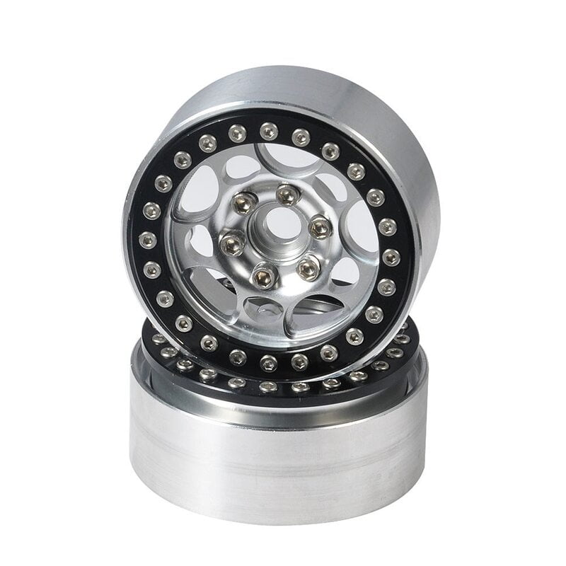 1.9" 27mm Aluminium Beadlock Wheels "O Series" (Pr) 1.9" 27mm Aluminium Beadlock Wheels "O Series" (Pr)