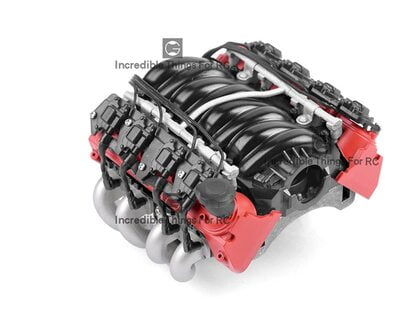 Scale Motor Cover Fan Cooling V8 TRX4 TRX6 AXIAL SCX10 90046 VS4 Scale Motor Cover Fan Cooling V8 TRX4 TRX6 AXIAL SCX10 90046 VS4