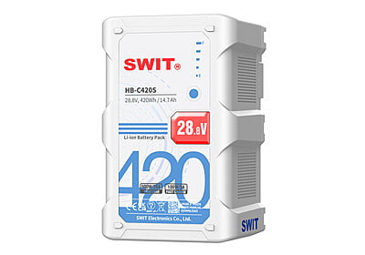 HB-C420S | 420Wh 500W Super-High-load 28V Battery, V-Mount, also ideal for long term use or high power draw lights