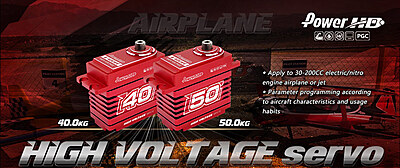 POWER HD HD-A-40CHV Servo Case Parts