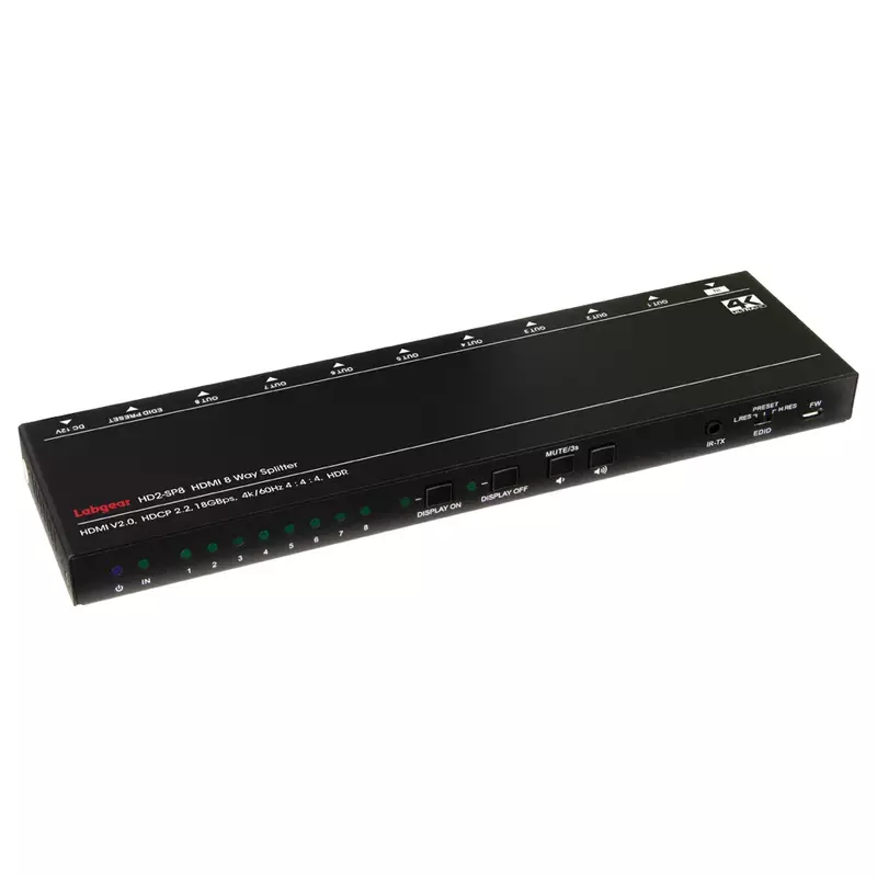 Labgear HDMI Splitter 8-Way