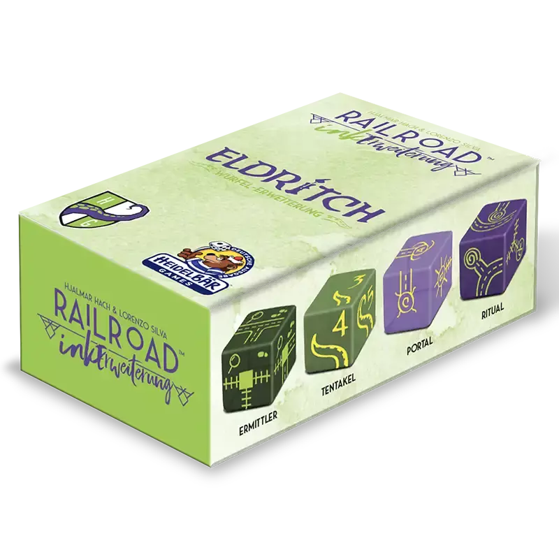 Railroad Ink: Würfelerweiterung „Eldritch“ + Deutsche Regel