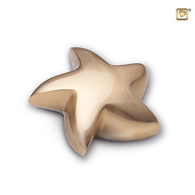 Mini Urn Ster Mat Goud Mini Urn Ster Mat Goud