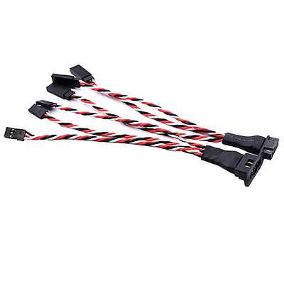 1 Pair MPX 8Pin 3 Wires 15Cm For RC Model Glider Airplanes 1 Pair MPX 8Pin 3 Wires 15Cm For RC Model Glider Airplanes