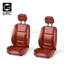 GRC 1/10 Sacle Hard Plastic Seats Reddish-brown 2pcs GRC 1/10 Sacle Hard Plastic Seats Reddish-brown 2pcs