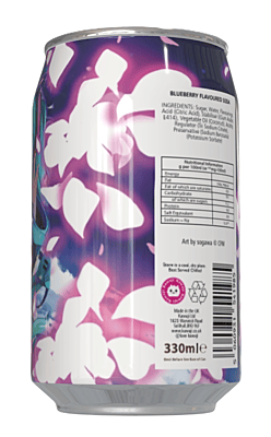Hatsune Miku Blueberry Flavour Soda Can (12 x 330ml) Hatsune Miku Blueberry Flavour Soda Can (12 x 330ml)