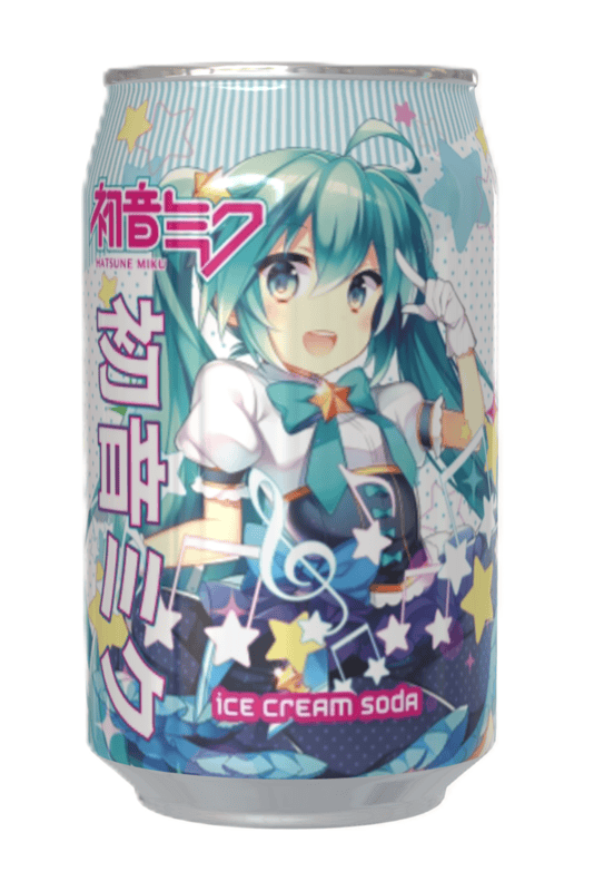 Hatsune Miku Ice Cream Soda Flavour Can (12 x 330ml) Hatsune Miku Ice Cream Soda Flavour Can (12 x 330ml)