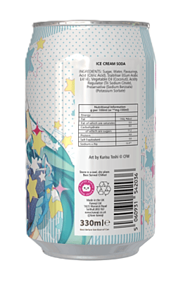Hatsune Miku Ice Cream Soda Flavour Can (12 x 330ml) Hatsune Miku Ice Cream Soda Flavour Can (12 x 330ml)