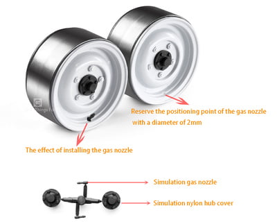 GRC Retro 1.9 beadlock wheels 1Pr GRC Retro 1.9 beadlock wheels 1Pr