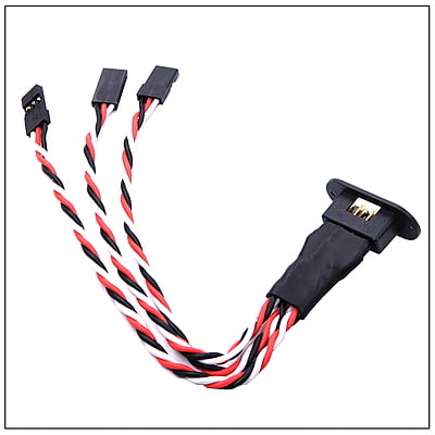 1 Pair MPX 8Pin 3 Wires 15Cm For RC Model Glider Airplanes 1 Pair MPX 8Pin 3 Wires 15Cm For RC Model Glider Airplanes