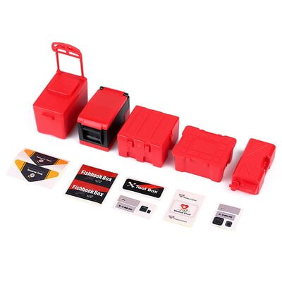 Scale 1:10 Storage Cargo Luggage Fishing Boxes Crawler Scale 1:10 Storage Cargo Luggage Fishing Boxes Crawler