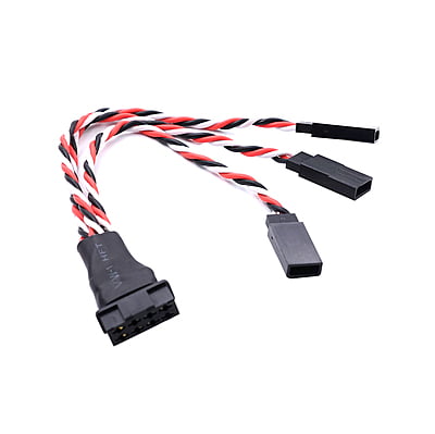 1 Pair MPX 8Pin 3 Wires 15Cm For RC Model Glider Airplanes 1 Pair MPX 8Pin 3 Wires 15Cm For RC Model Glider Airplanes