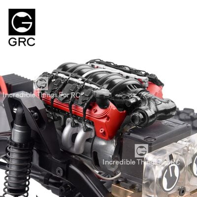 Scale Motor Cover Fan Cooling V8 TRX4 TRX6 AXIAL SCX10 90046 VS4 Scale Motor Cover Fan Cooling V8 TRX4 TRX6 AXIAL SCX10 90046 VS4