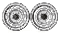1.9 Inch Heavy&Old-fashioned Metal Wheels Silver #G05 1.9 Inch Heavy&Old-fashioned Metal Wheels Silver #G05