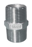 SS Equal Hex Nipples BSPT