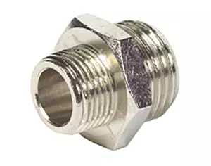 Hexagon Nipple BSPP/Metric to BSPP