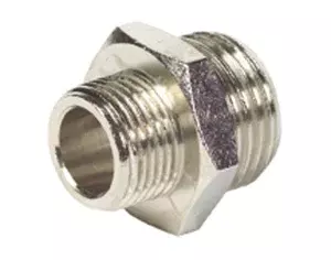 Hexagon Nipple BSPP/Metric to BSPP