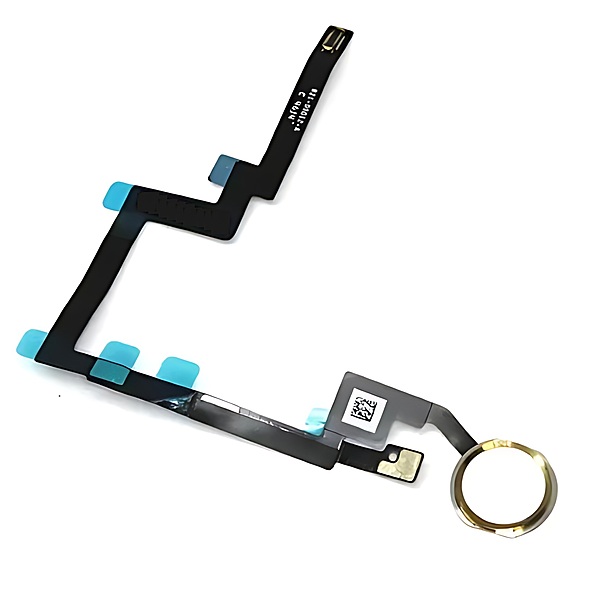 For iPad Mini 3 - Replacement Home Button Assembly - White - Gold