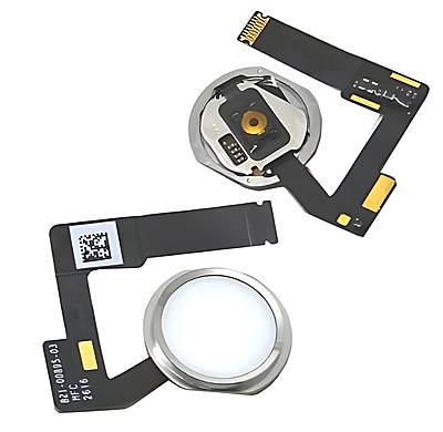 For iPad Pro 12.9 2nd Gen (2017) - Replacement Home Button Assembly - White Silver