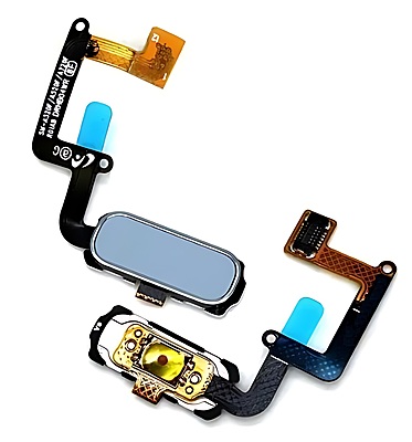 For Samsung A320 , A520 , A720 A3 A5 A7 2017 - Replacement Home Button Flex - Blue