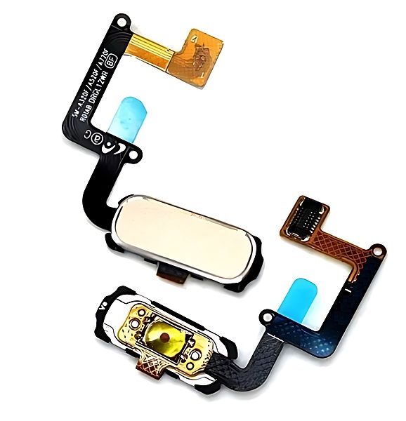 For Samsung A320 , A520 , A720 A3 A5 A7 2017 - Replacement Home Button Flex - Gold