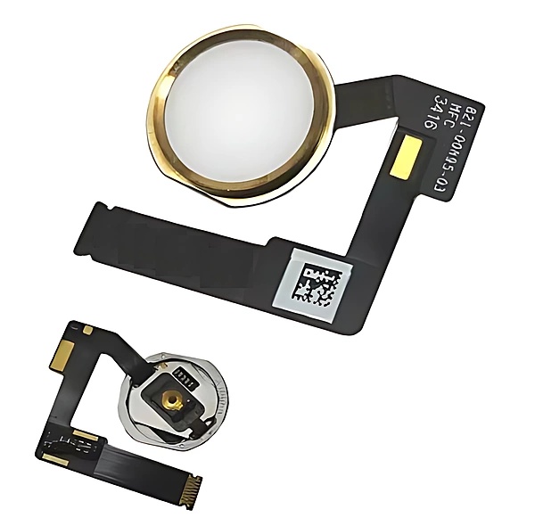 For iPad Pro 10.5 (2017) - Replacement Home Button Flex Assembly 821 - 00895 - White - Gold
