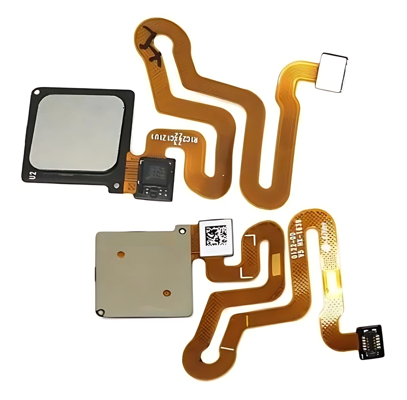 Huawei P9 Lite - Replacement Home Button Flex Cable With Finger Print Reader - Silver