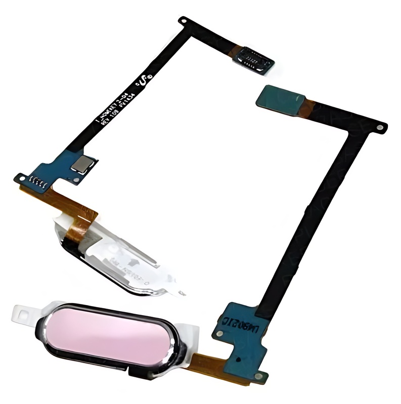For Samsung Galaxy Note 4 - Replacement Home Button ID Sensor Flex - Pink