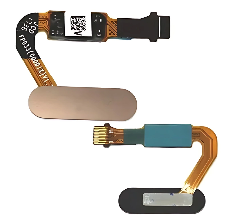 Huawei Mate 10 - Replacement Home Button With Finger Print Scanner - Gold , Mocha