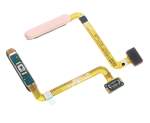 For Samsung Galaxy A23 5G , A236 - Replacement Home Button With Fingerprint Reader - Peach