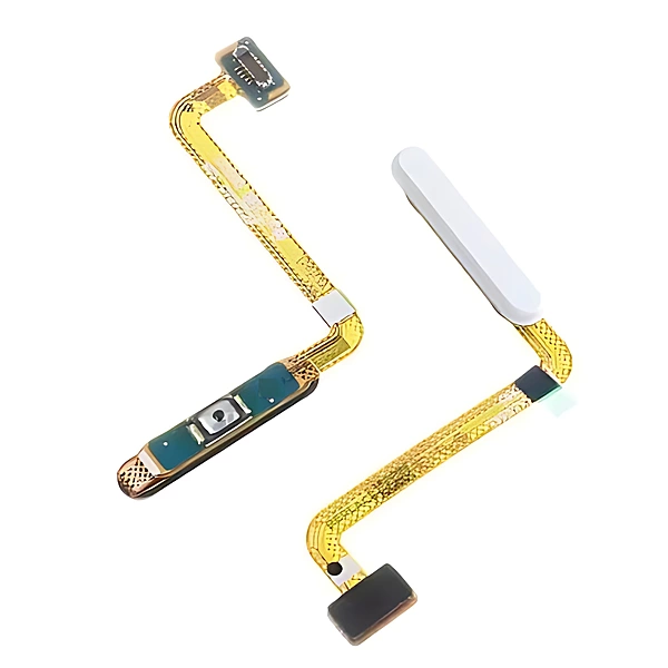 For Samsung Galaxy A23 5G , A236 - Replacement Home Button With Fingerprint Reader - White