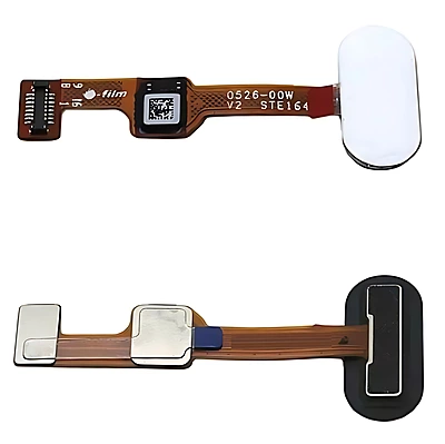 For Oppo R11 - Replacement Home Button With Fingerprint Reader - White
