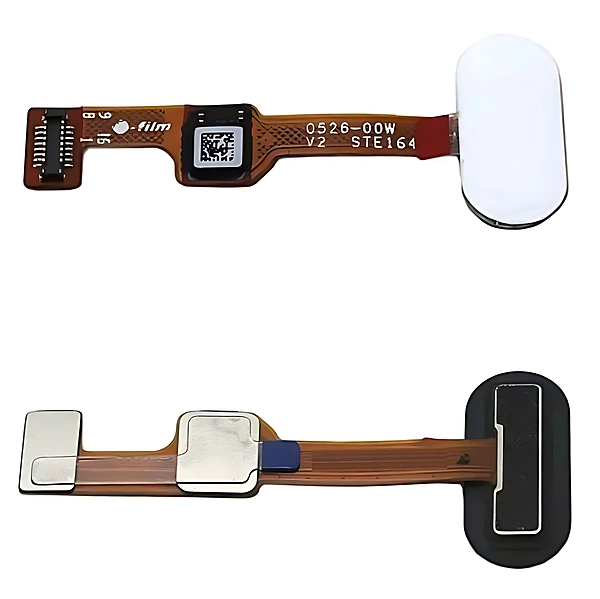 For Oppo R11 - Replacement Home Button With Fingerprint Reader - White