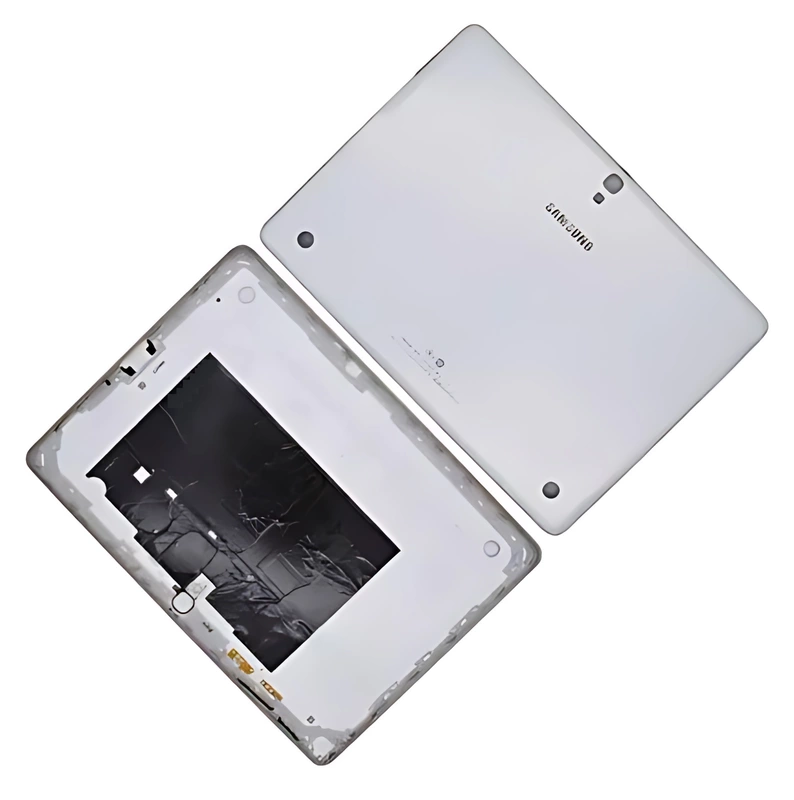 Genuine Samsung Galaxy Tab S 10.5 T800 - Replacement Housing Shell Bezel With Port Cover - White - Original