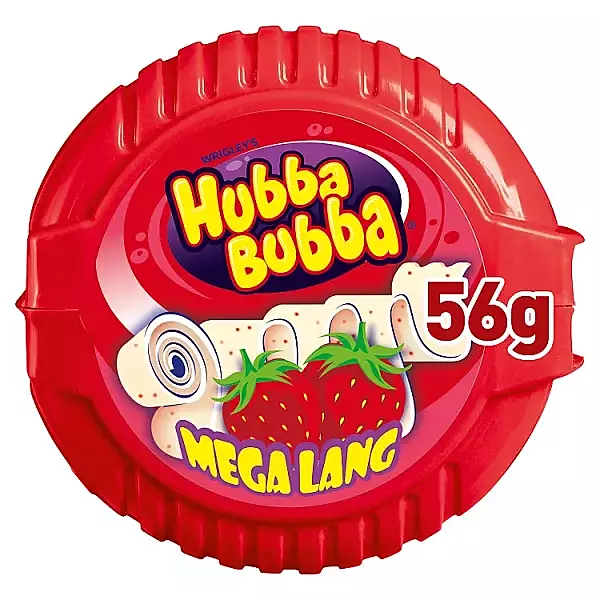 Hubba Bubba Strawberry Mega Roll