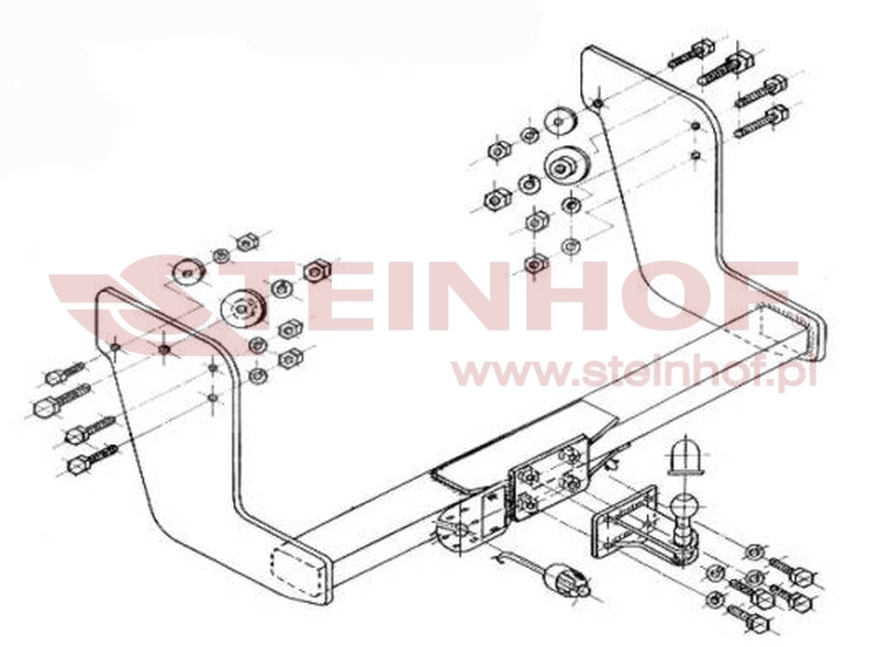 Iveco Daily UniJet 35C13 Tow Bar (1999-2013) I-014/2