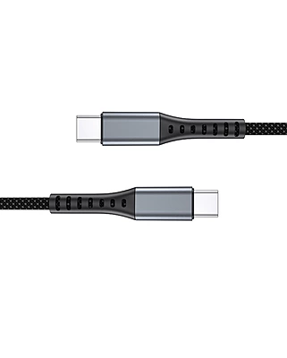 iGear Karbon Ino 1M USB C to USB C 100W Premium Nylon Braided Cable