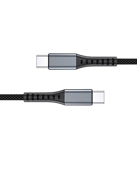 iGear Karbon Ino 2M USB C to USB C 100W Premium Nylon Braided Cable