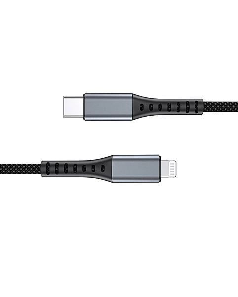iGear Karbon Ino 1M USB C to Lightning 60W Premium Nylon Braided Cable