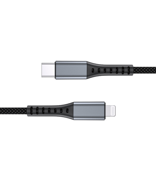 iGear Karbon Ino 1M USB C to Lightning 60W Premium Nylon Braided Cable