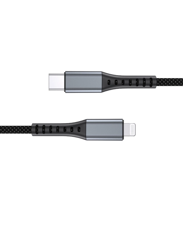 iGear Karbon ino 2M USB C to Lightning 60W Premium Nylon Braided Cable