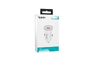 iGear PD 20W Car Charger - White