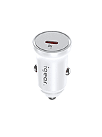 iGear PD 20W Car Charger - White