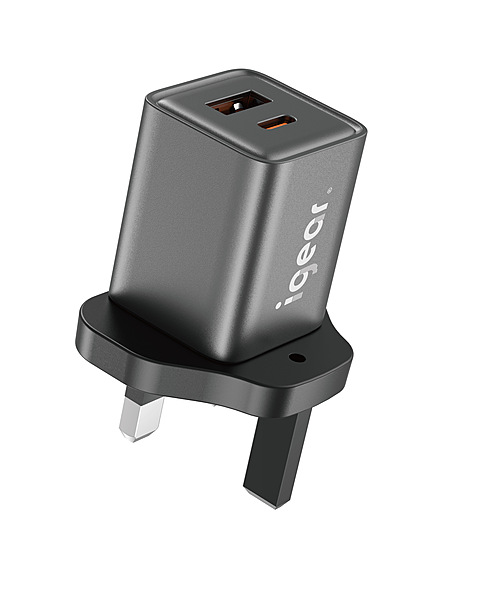 iGear Karbon 20W PD + USB Mains Charger